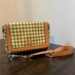 Tory Burch Kerrington Gingham Handbag